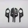Top quality ABS forged carbon fiber POWER WINDOW SWITCH COVER For CHR car interior decoration