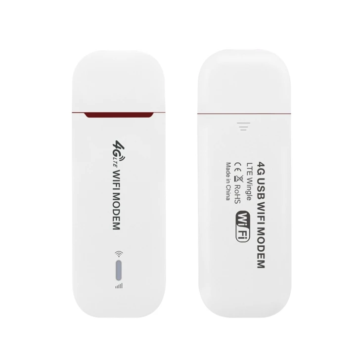 

Universal 4G LTE Mobile Dual SIM WiFi 4G LTE USB Dongle, Black/white