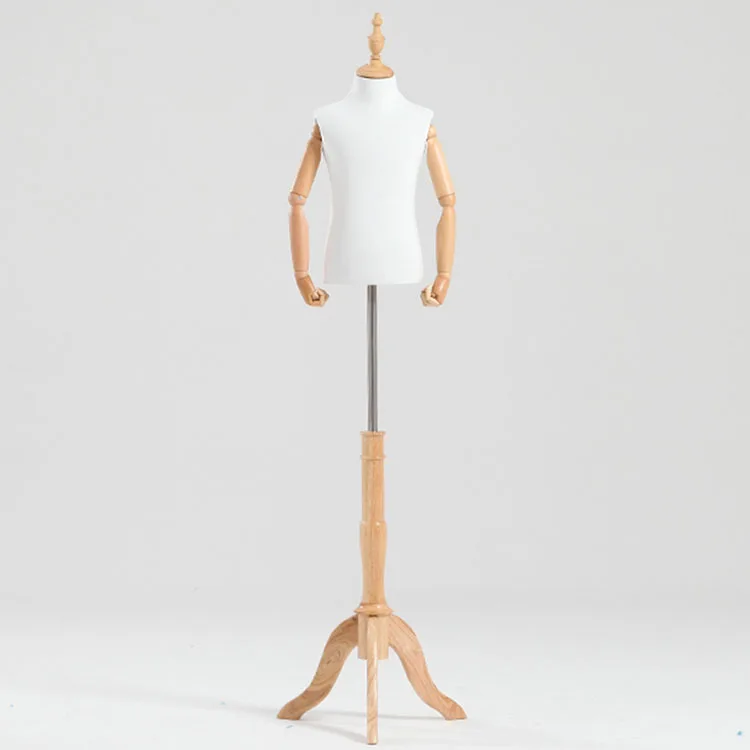 Xinji Fashion Upper Body Baby Mannequin Kids Fabric Mannequins Torso
