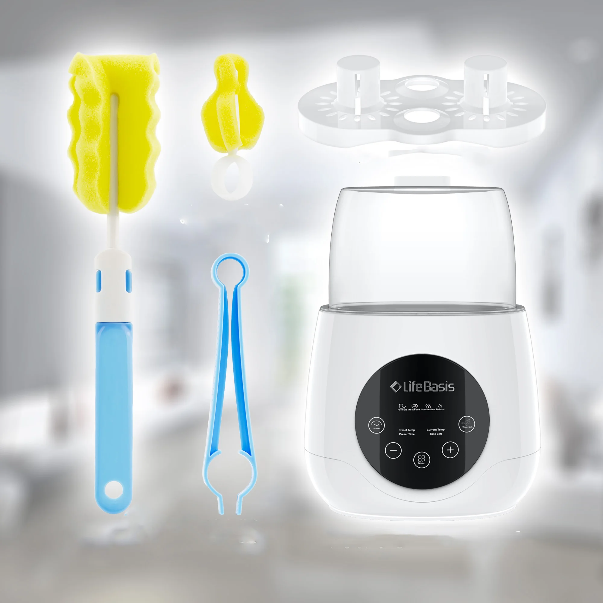 Sterilizers two in one LCD Display Screen Intelligent baby food bottle warmer