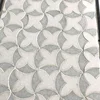 Argentine Light Blue Pattern Decorative Floor Flower Mosaic Tile