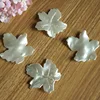 Factory Wholesale full design maple leaf shape 50*51mm Pearls Fancy Pearls loose imitation ABS Plastic beads supplier
