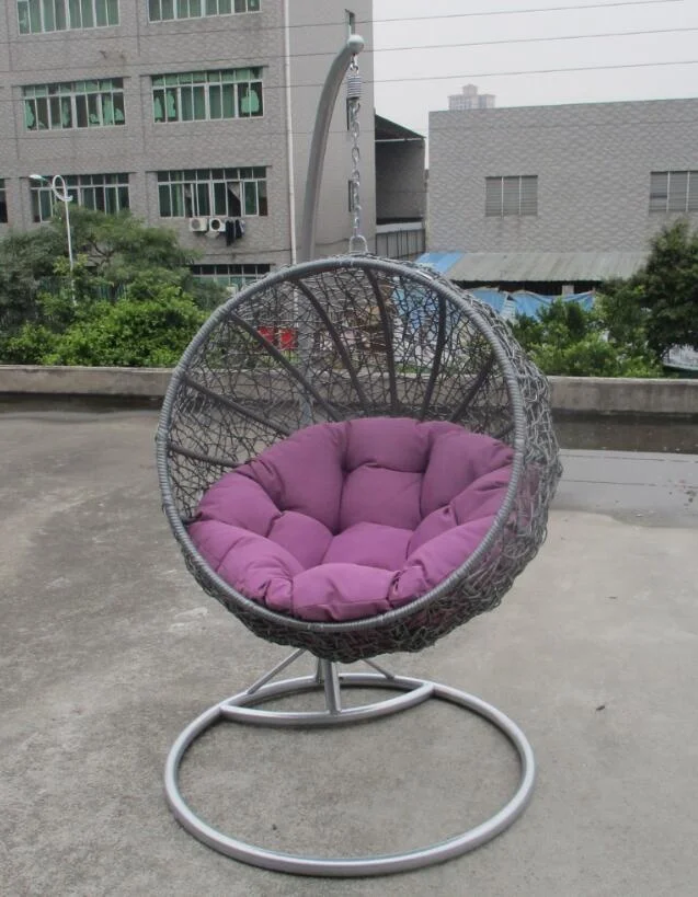 Hot Sale Egg Pod Chair Patio hanging swing chair with basket