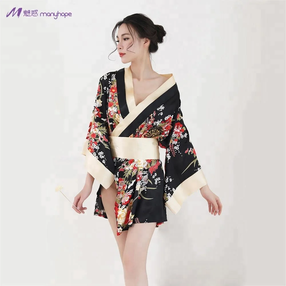 

Fashionable design hot sexy girls without panties and bra Japanese sexy lingerie kimono, Existing or as customer's require