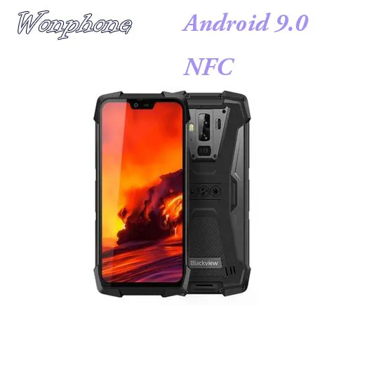 

Original Blackview BV9700 Pro IP68 Waterproof Mobile Phone 6GB+128GB 5.84inch 4380mAh Android 9.0 NFC