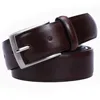 High Quality Hand Made Dark Brown Vintage Belts Genuine Leather Man