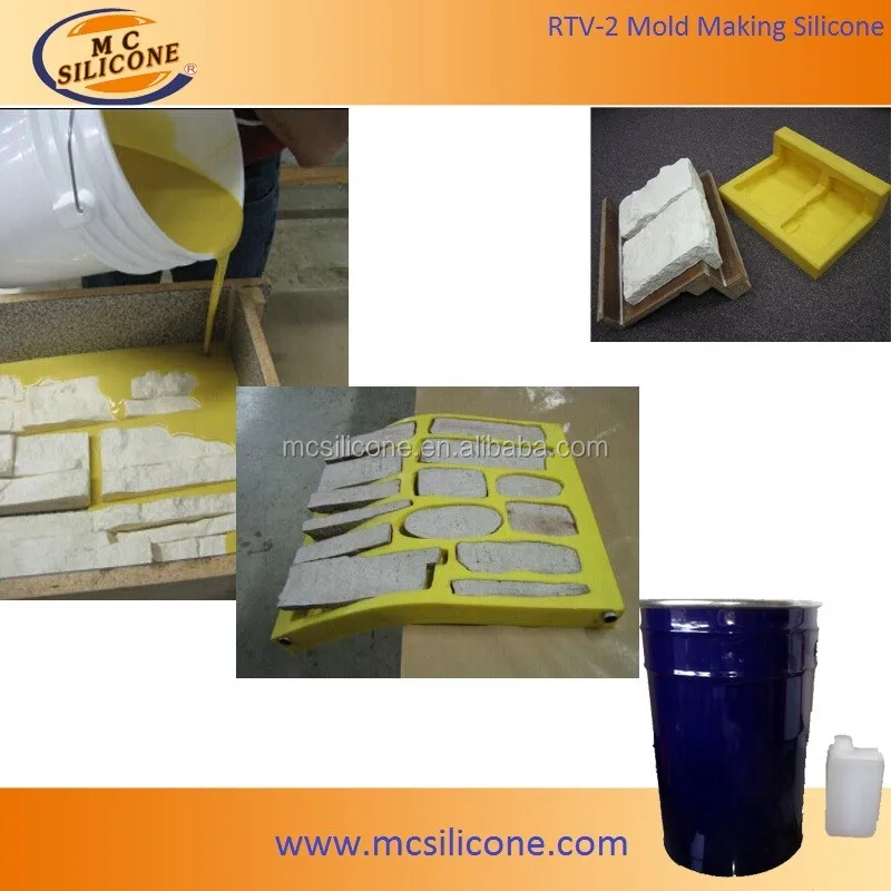 
Concrete molds made by Polyurethane rubber liquid 