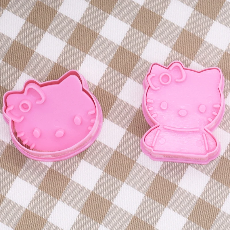 
Kitty cat plastic cookie cutter 