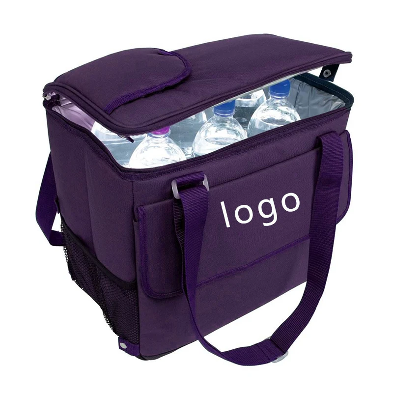 High Quality Custom 24 Can Soft Sided Cooler Bag With Handliner Buy