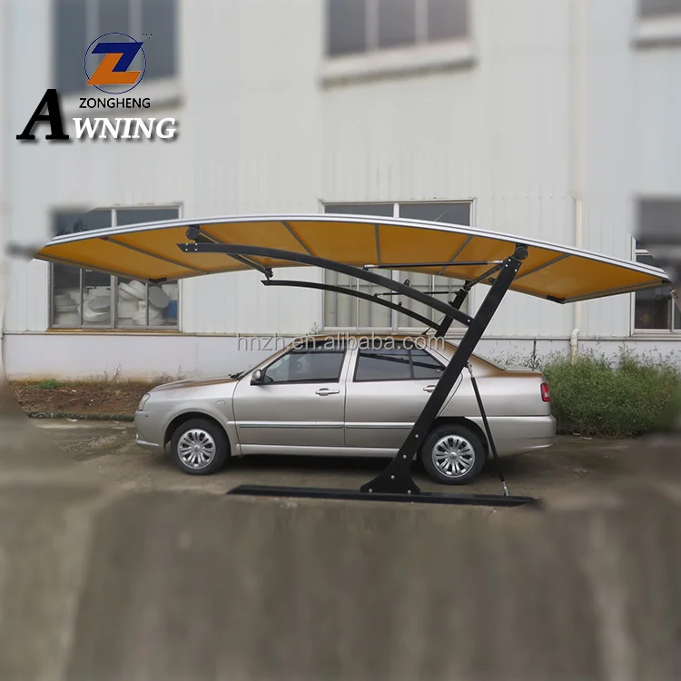 
2020 high quality modern design polycarbonate aluminum 1 car steel carport 