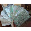 beautiful shining Paua Seashell Laminates Sheets natural abalone puau mother of pearl wall tile
