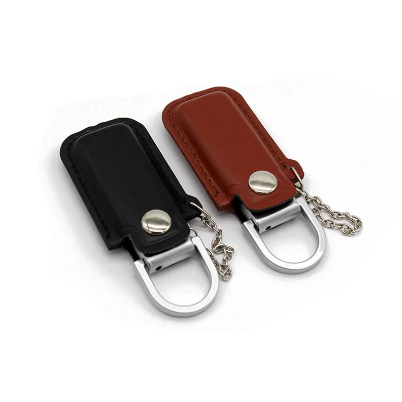 

Popular Leather USB Flash Drive 4GB 8GB Leather Case Memory Stick