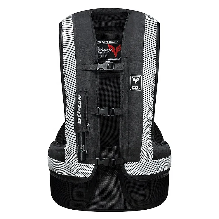 
DUHAN Fashion Reflective Advanced Air System Motorcycle Air Bag Vest Jacket 