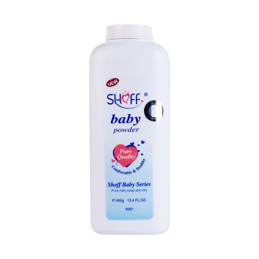 
400g Anti itching comforting baby skin care powder talco para bebes with Private Label. 
