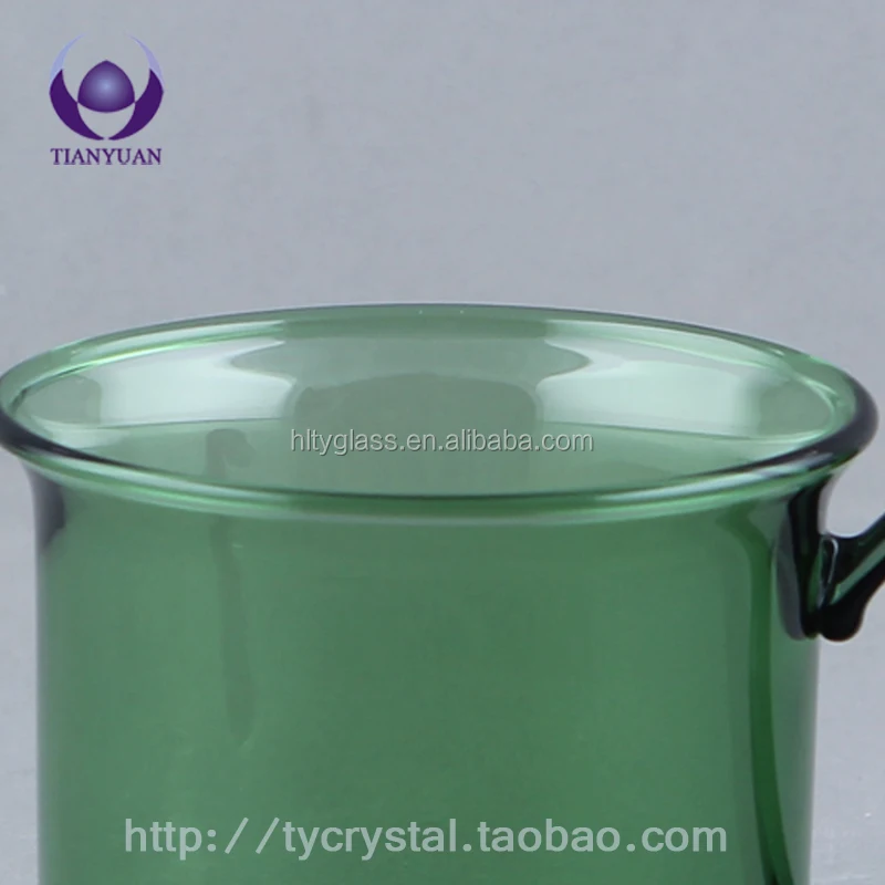 
Wholesale High Quality Colored Borosilicate glass coffee cup 