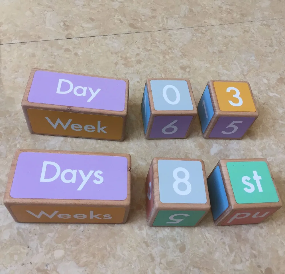 2018 baby prop wooden cubes milestone props milestone age block