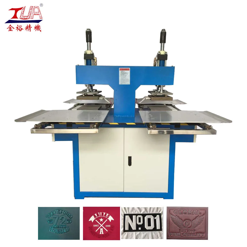 Dongguan Semi embossed clothes press manual making machine