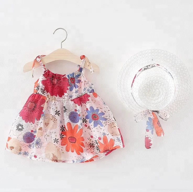 

One year baby Dress Frocks Designs Tight One-piece Dress, Optional