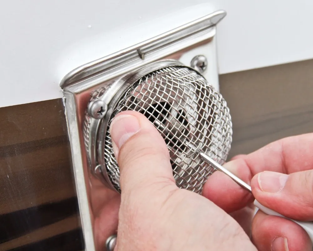 S10454 Rv Bug Vent Screen 2.8" X 1.2" Inch For Furnace Vents,2pack