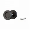 50 mm Diameter Steel Barn Door Finger Pull Knob Surface Mount Twin Handles Door Knob