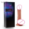 Big Size Soft Silicone with Strong Suction Cup Adult Sex Toy Erotic Products Female Realistic Dildo in Stock
