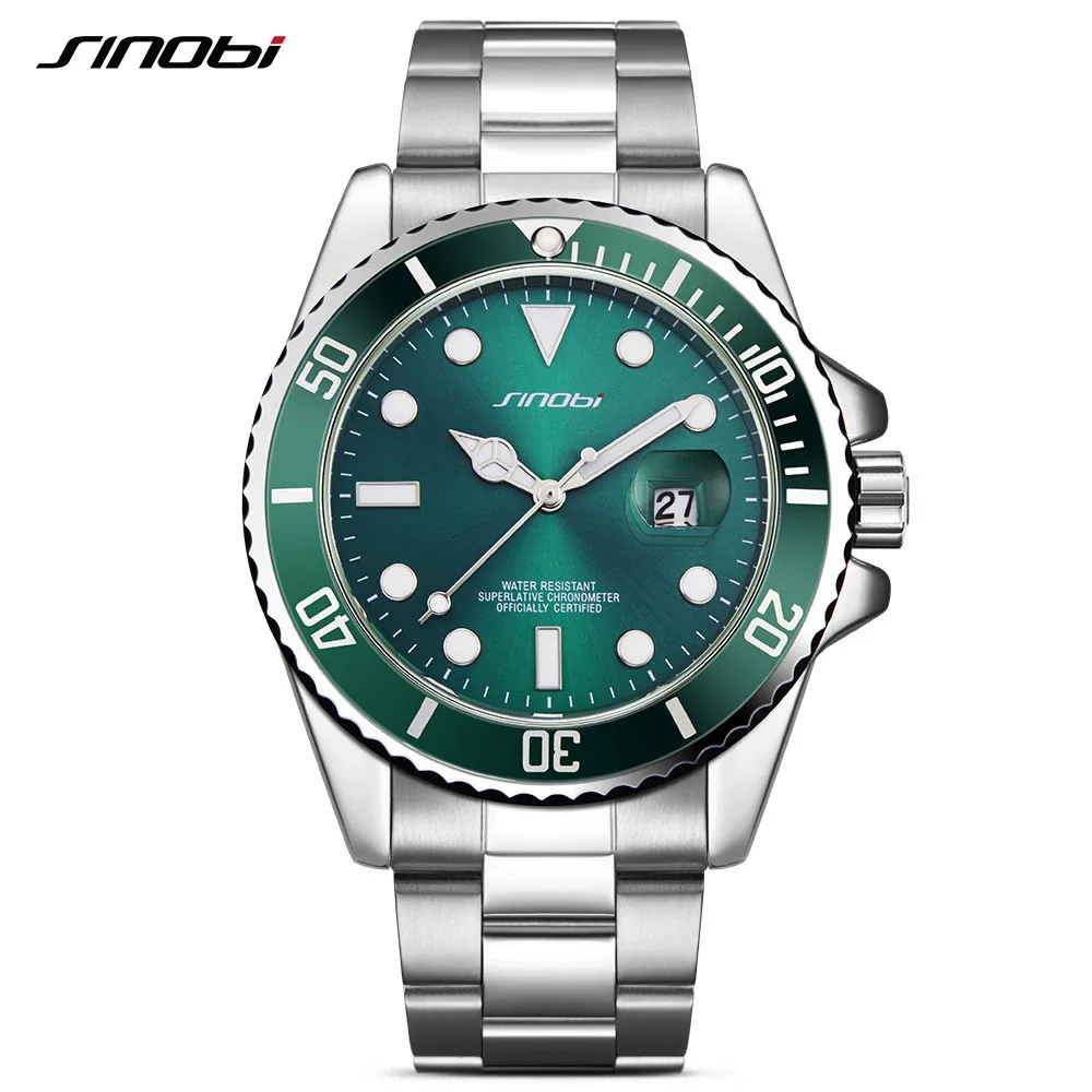 

Luxury Watch Men Rotatable Stainless Steel Watches Waterproof Mans Sports Quartz Watches