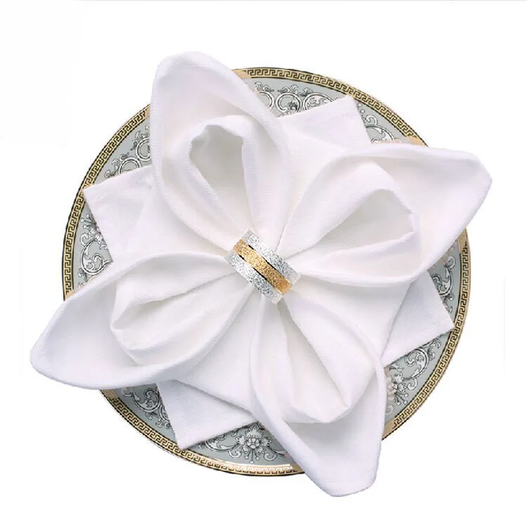 Wholesale 100 Cotton Cloth White Custom Dinner Hotel Napkin Buy 100