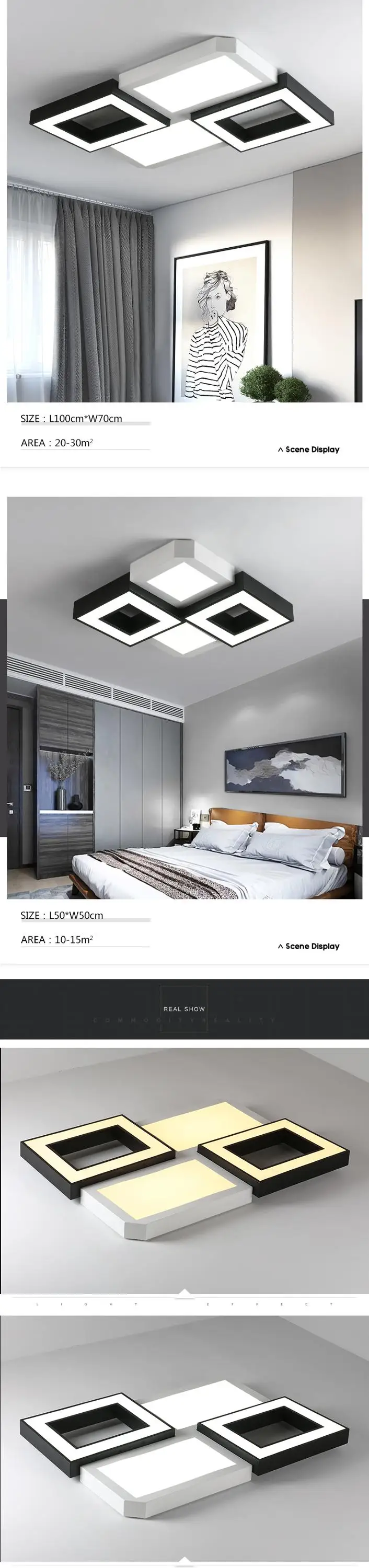 led recessed flush mount color changing led surface mounted round led acrylic ceiling light