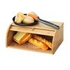 Storage Bin Kitchen Counter Bamboo Bread Box