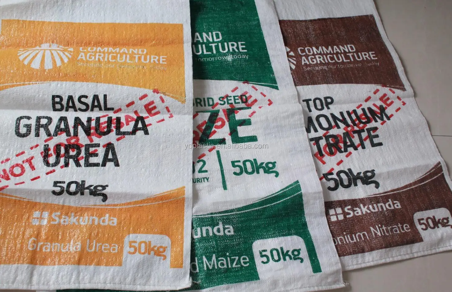 105g 62x102cm Pp Woven Bag Pp Sack 50kg Maize Corn Grain Bags For 25kg