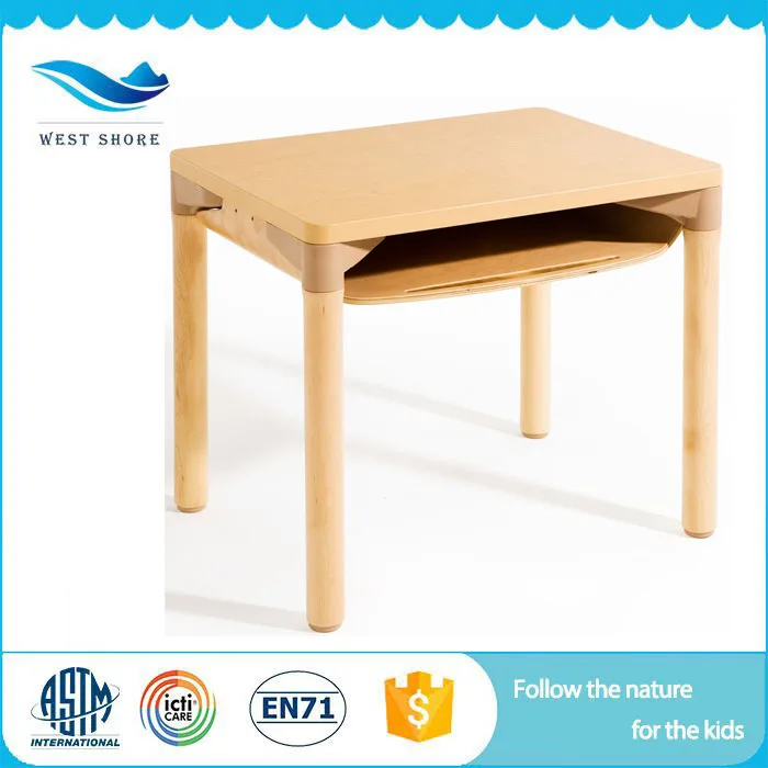 Used Preschool Tables And Chairs Old Wooden Kindergarten School Desk Kid Furniture With En71