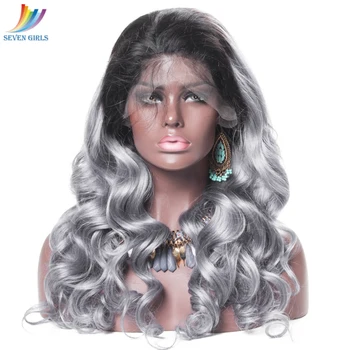 Thick And Heathy Ends 100 Glueless Grey Full Lace Virgin Human