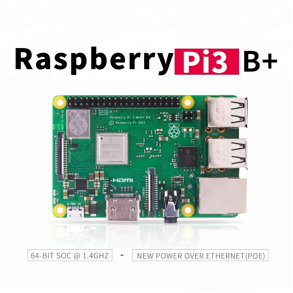 

Newest Original Raspberry Pi 3B+ B Plus 1.4GHz Module with Wifi Bluetooth, N/a