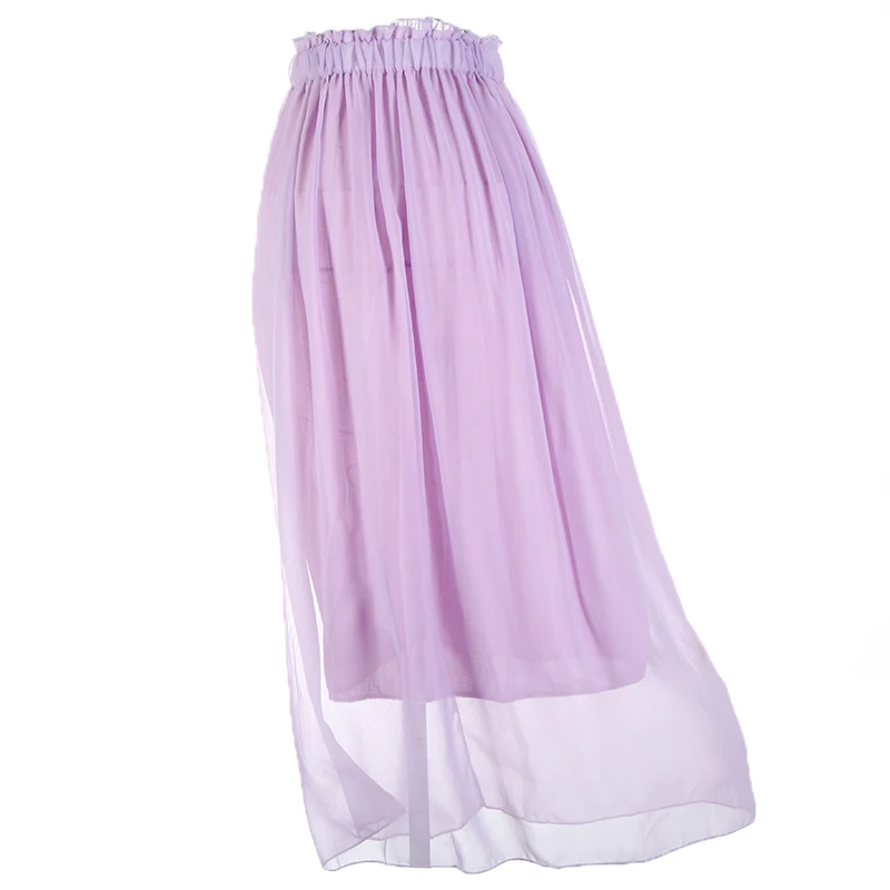 light purple maxi skirt