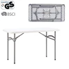 4 foot Hot selling High Quality plastic folding table with low price, small plastic folding table for children study, dinner