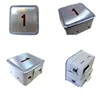 Square 33*33 Elevator/Lift Button Emergency Button Normally Open Elevator Pushing Buttons