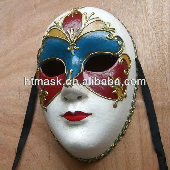 Hand Painting Mask Full Face Mask Paper Halloween Party Mask Buy