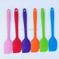 

Heat Resistant Silicone Spatula Scraper Kitchen Utensil Spatula Set 2 Large and 2 Small Spatulas