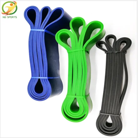 

New product China supplier NQ Sports 2019 hot sale pull up assist 2080 resistance latex bands for yoga exercise, Can be customized