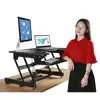 STARSDOVE- Adjustable computer desk sit stand desk with keyboard