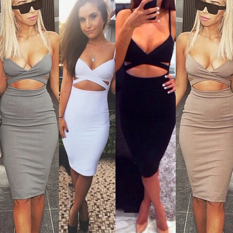 

FY 2017 summer Europe western bandage dress spaghetti strap ladies bodycon girl sexy club dress women red party dresses 5098, Black;white;grey;red;blue