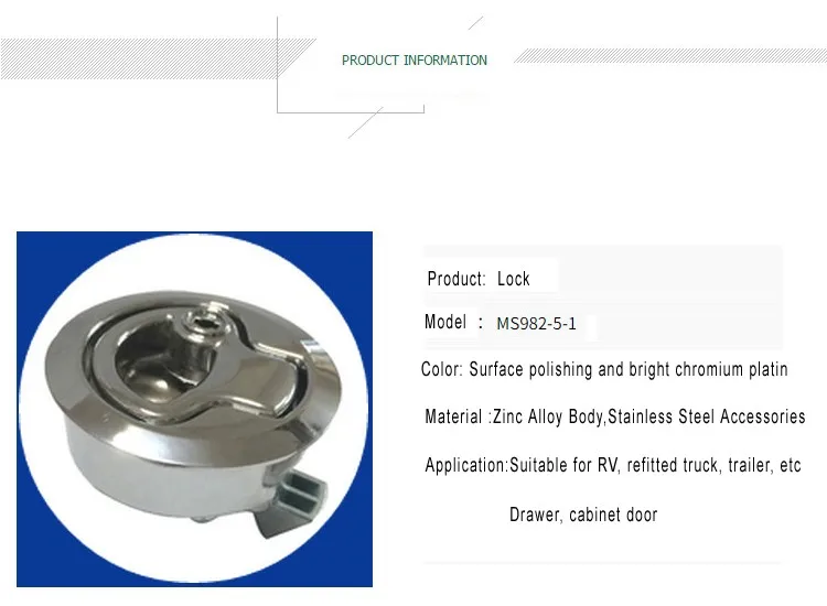 Cylinder Lock Motorhomes Accessories For Caravan Trailer Lock Latch