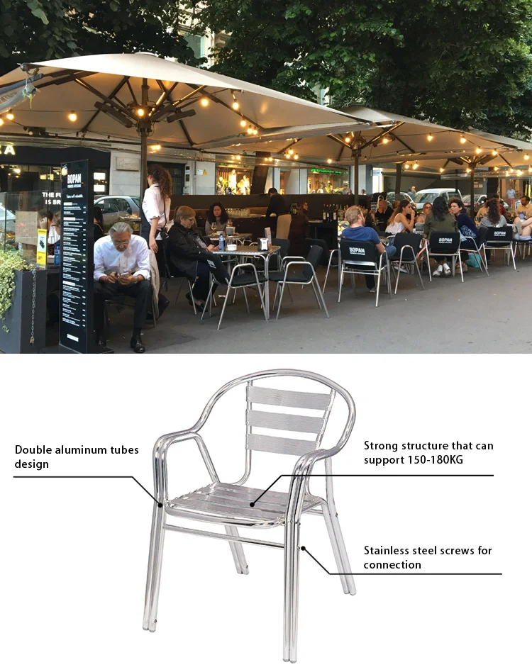 Profesional De Aluminio Al Aire Libre De La Silla De Jardín Patio