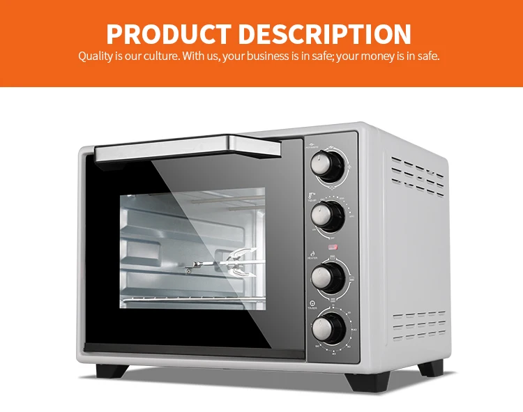 High Quality 36l 1500w Home Baking Toaster Electric Oven With