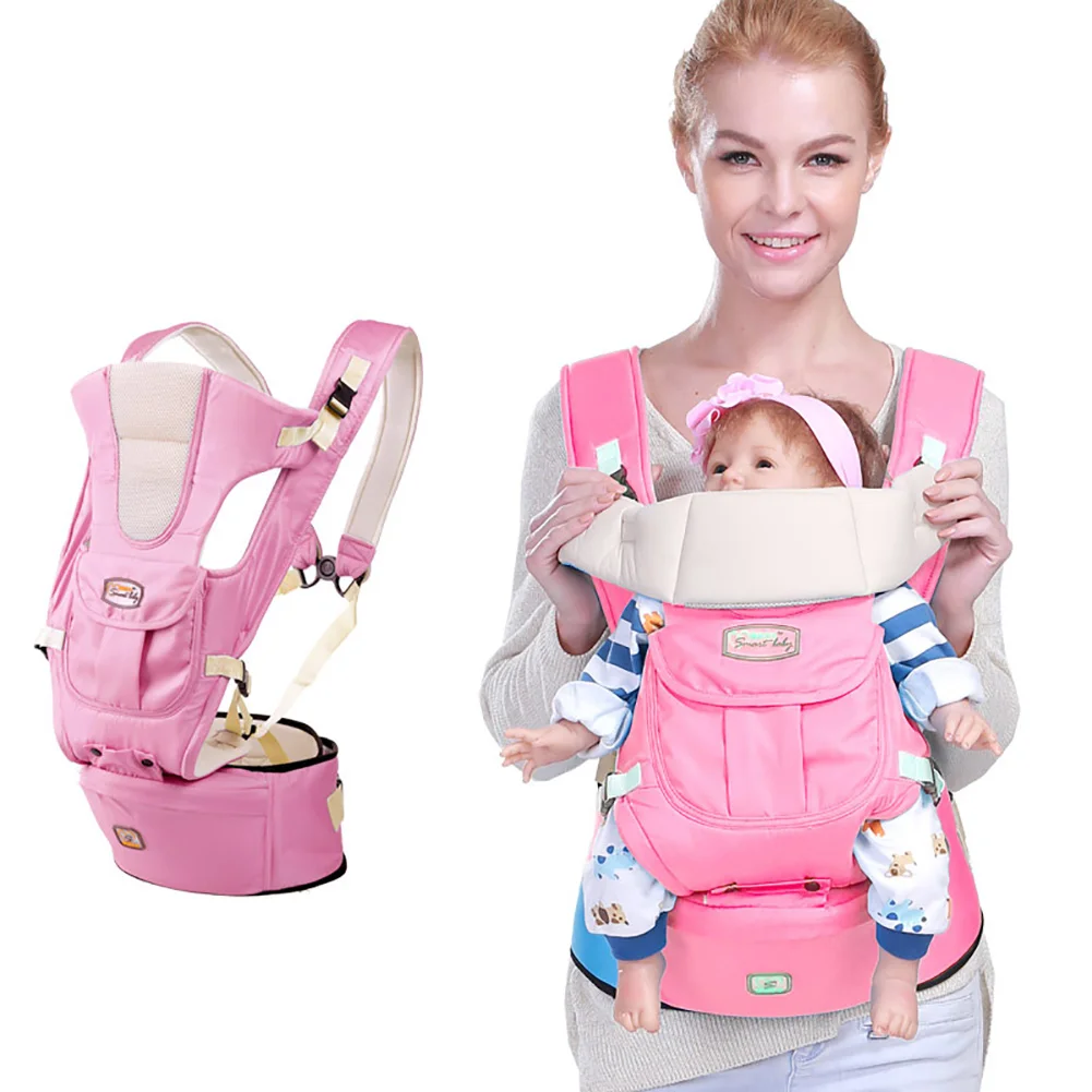 

New Baby Hip-seat 7 in 1 Babies Carrier 48 months Prevent o-type legs Baby Kangaroos, Sky blue;wine red;pink