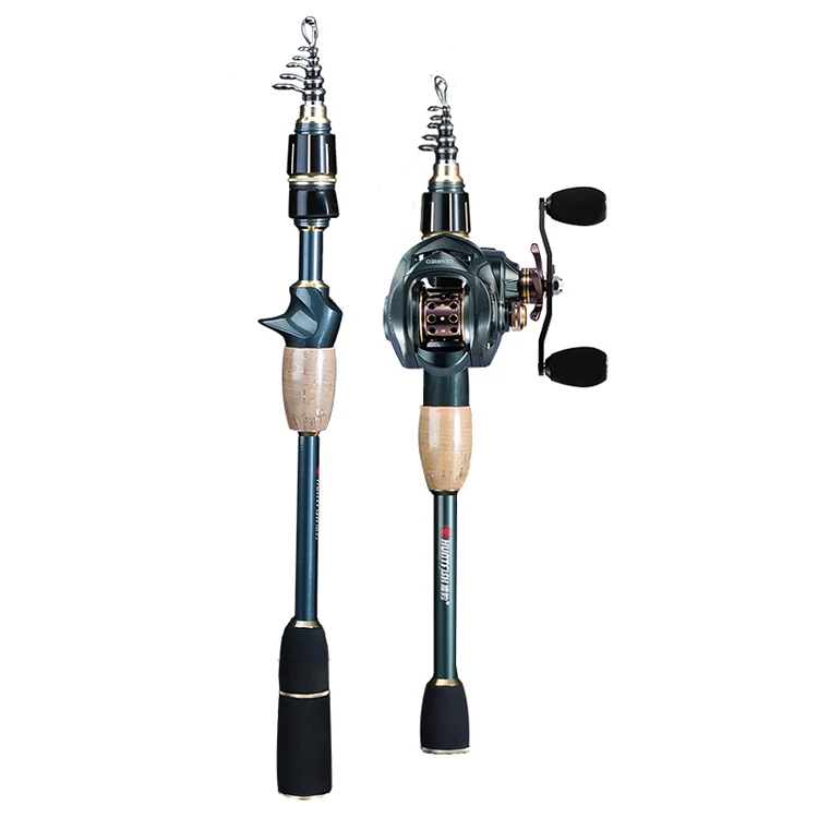 

CEMREO 11+1BB MINI Baitcasting Carbon Fiber Fishing Rod and Reel Combo Set