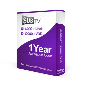 South America Latino IPTV Account Subscription SUBTV Codes 1 Year With Brasil  Channels For Linux System TV Box