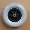 Hand Trolley Tire Flat Free PU Foam Wheel None Pneumatic Tire Wheelchair Front Wheel