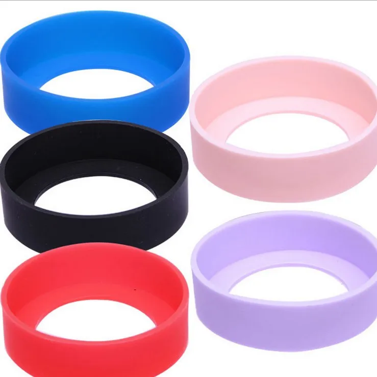 Silicone 6/6.5 /7/ 7.5cm Protective Coasters Round Cup Mat Protective ...