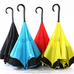 Image of 2019 China full body Outdoor Handfree transparent snowing christmas tree umbrella for sale